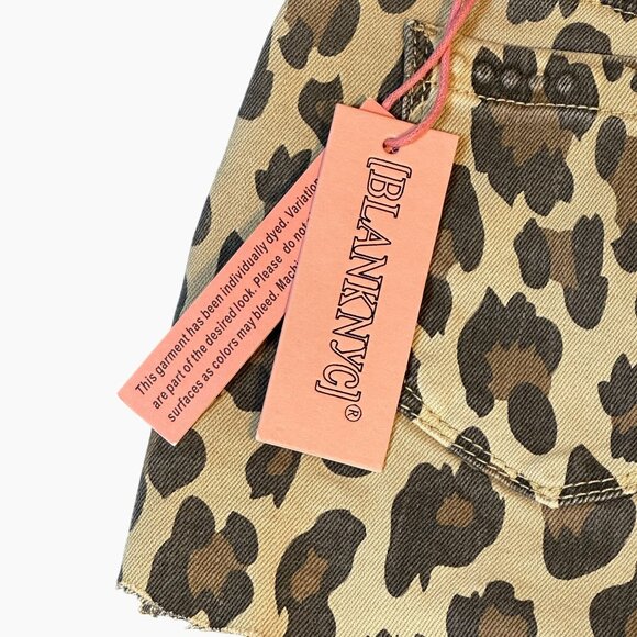 BLANK NYC girls Leopard Print Distressed The Mini Barrow Shorts Size 12 NWT‎ - Picture 13 of 13